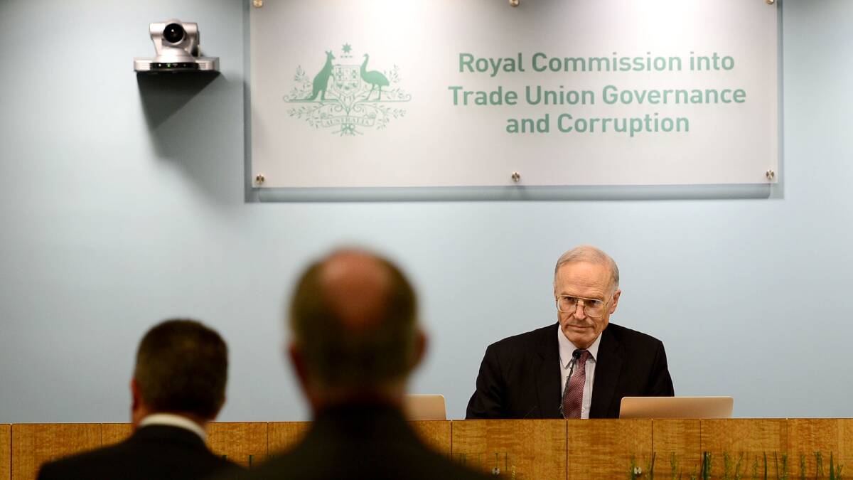 Dyson Heydon served as the commissioner during the Royal Commission into Trade Union Governance and Corruption. Picture: AAP