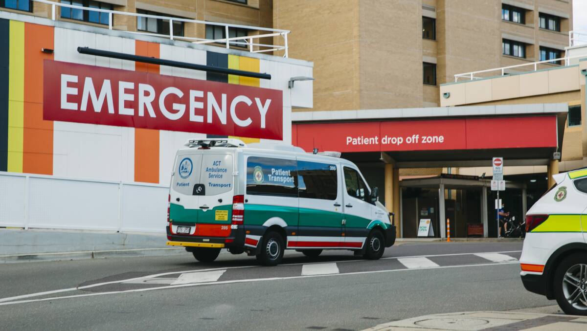 Emergency wait times have stayed consistently high under the ACT Labor-Greens government. Picture: Dion Georgopoulos
