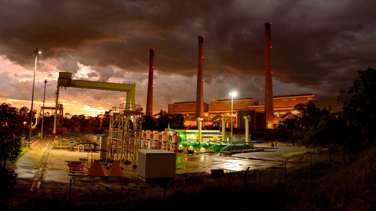 Gladstone's coal-fired power station at sunset. Picture: Shutterstock