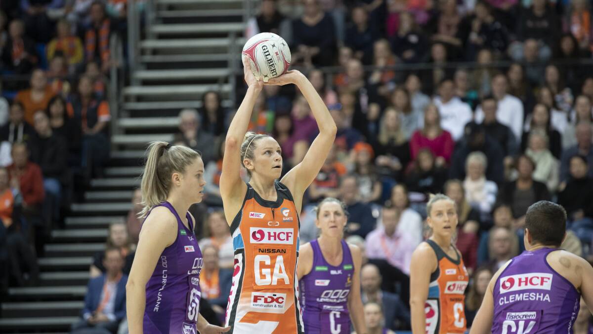 The Giants used to play some games in the Super Netball season at the AIS Arena. Picture: Sitthixay Ditthavong