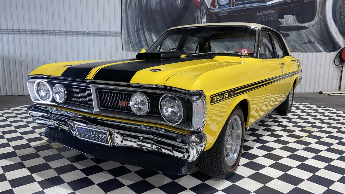 A pristine example of a rare GTHO Phase III Falcon will go under the hammer, and is expected to fetch a record price for an Australian car. Picture: Supplied