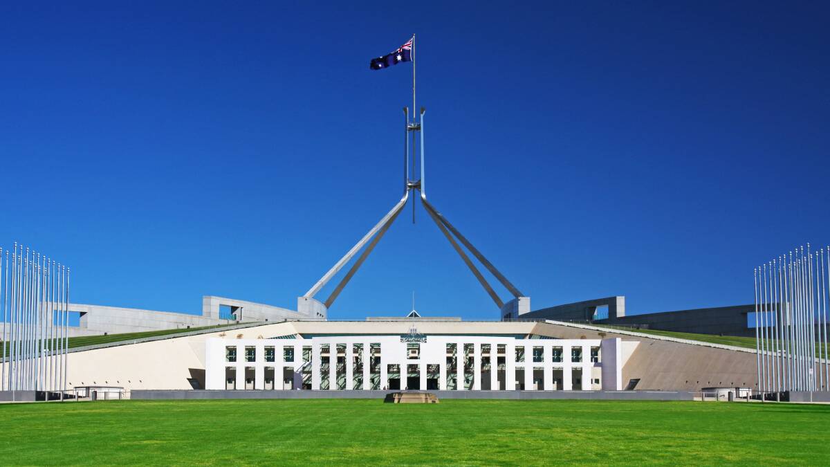 As wonderful as Parliament House is, we should be able to interpret parliamentary "sittings" in a modern way that allows for virtual votes and debates. Picture: Shutterstock