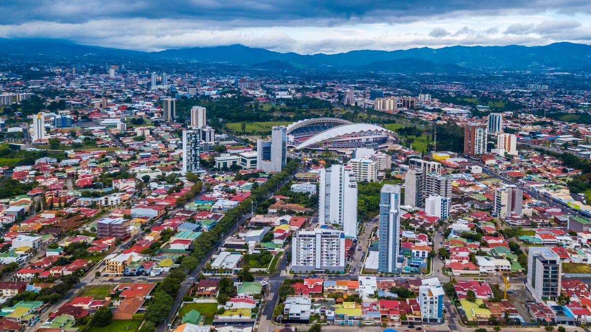 San José, the capital city of Costa Rica. Picture: Shutterstock