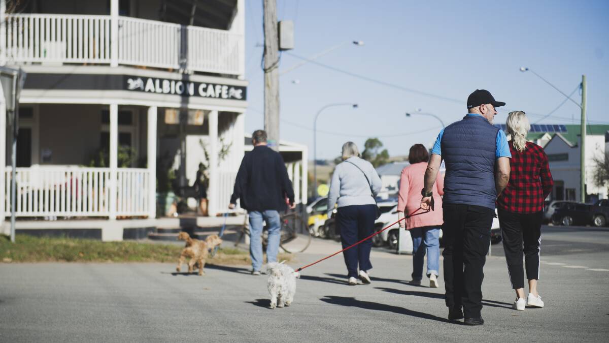 Braidwood residents out and about in June. Picture: Dion Georgopoulos