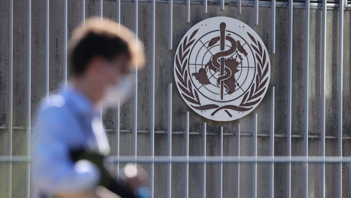 The World Health Organization has been criticised for the slow pace at which it has updated its health advice during the coronavirus pandemic. Picture: Getty Images