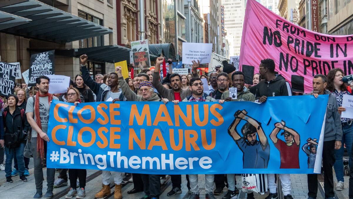 Protests in support of relocating refugees from Manus and Nauru have been a familiar sight on Australian streets. Picture: Shutterstock