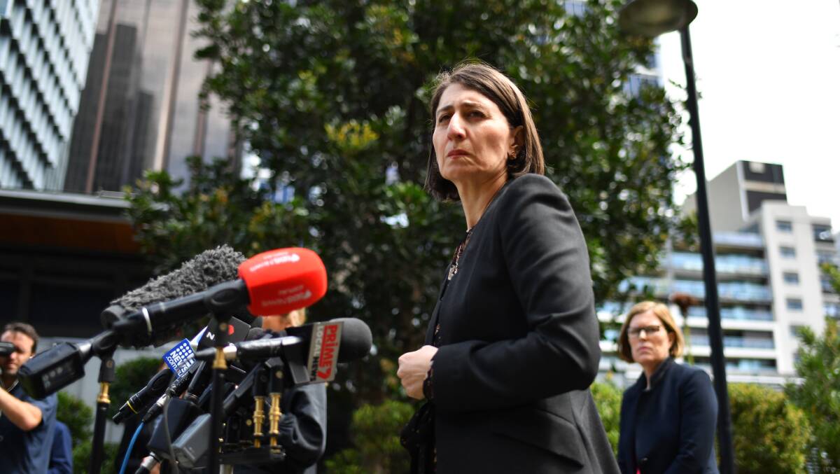 NSW Premier Gladys Berejiklian is vowing to stay on, but her time appears limited. Picture: Getty Images