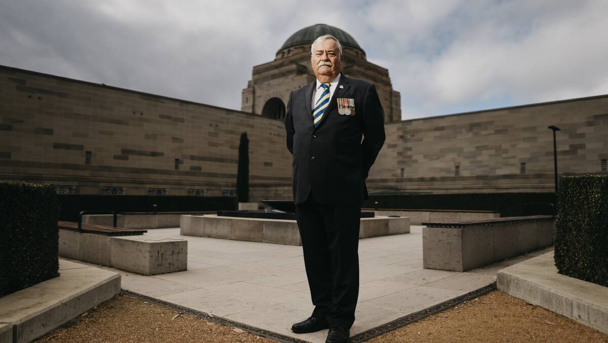 RSL ACT branch president John King says veterans are hopeful they can attend the dawn service at the War Memorial this year. Picture: Dion Georgopoulos 