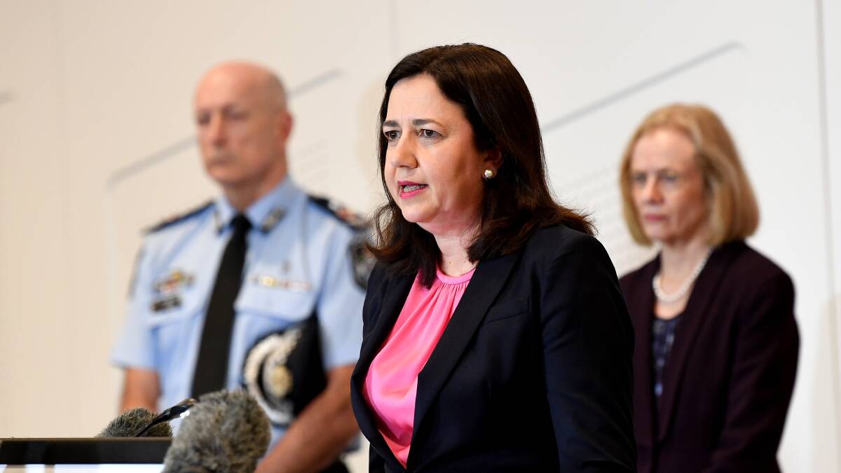 Annastacia Palaszczuk is facing heat after a Canberra woman was denied permission to go to her father's funeral. Picture: Getty Images