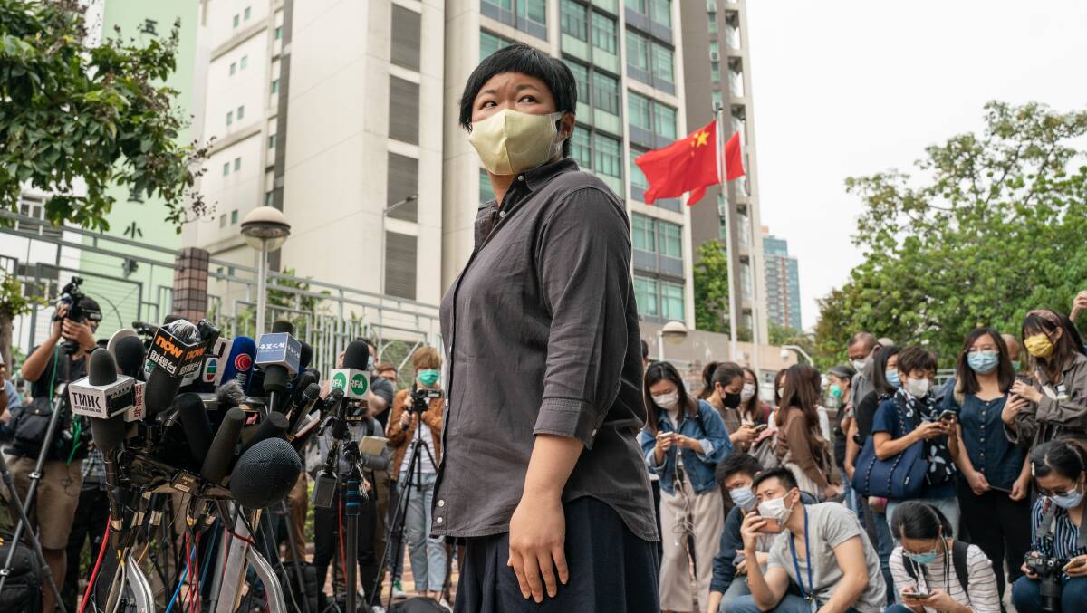 RTHK producer Choy Yuk-ling was arrested in connection to a documentary she produced on the 2019 protests. Picture: Getty Images
