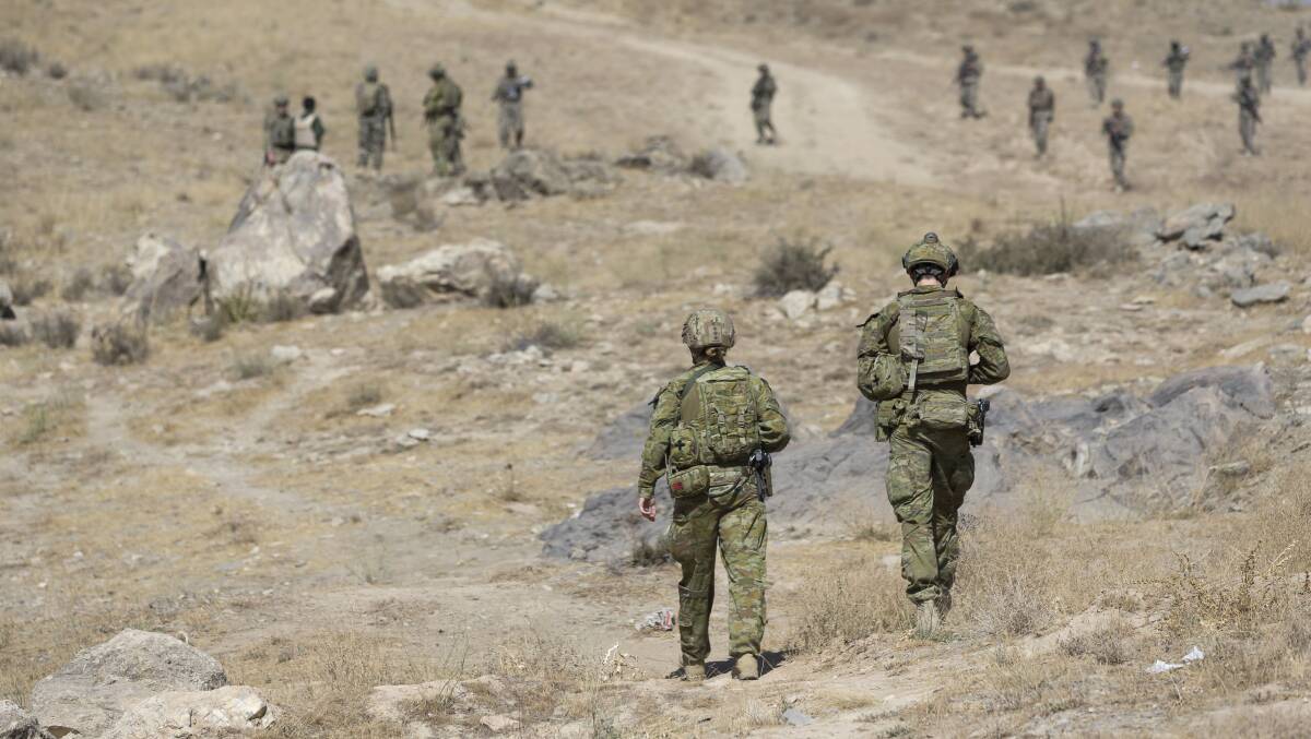 A fragmented order issued in 2012 warned of increasing insider attacks by Afghan soliders on Australian forces. Picture: Department of Defence