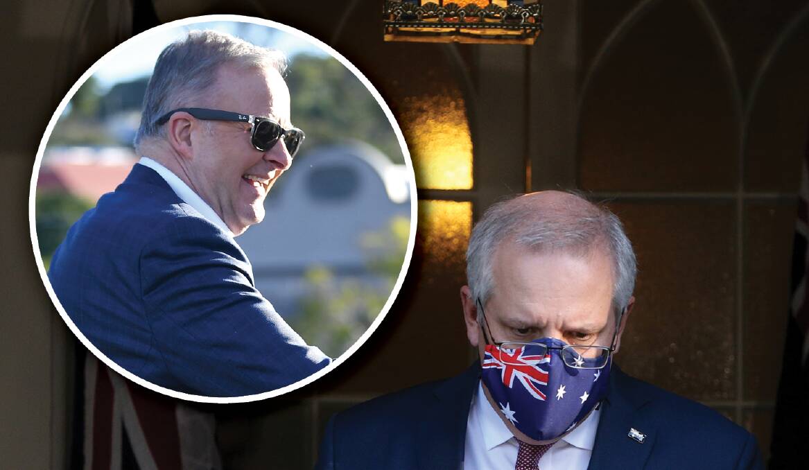 It's been all Kirribilli pressers for the PM, while the Opposition Leader is jetting around the country. Main picture: Getty Images