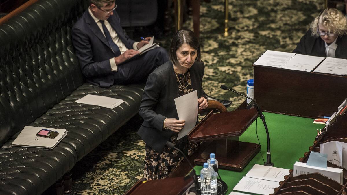 NSW Premier Gladys Berejiklian survived a no-confidence vote on Wednesday. Picture: Getty Images