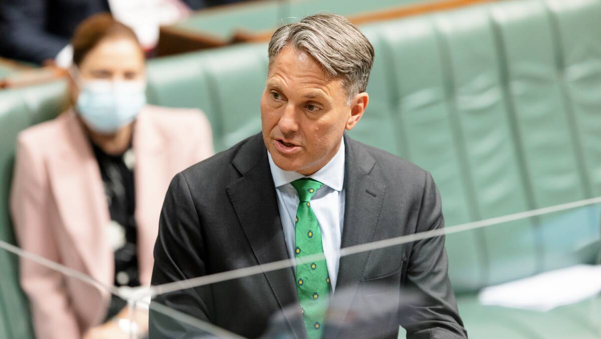 Australia's new Defence Minister Richard Marles, during Labor's time in opposition. Picture: Sitthiay Ditthavong