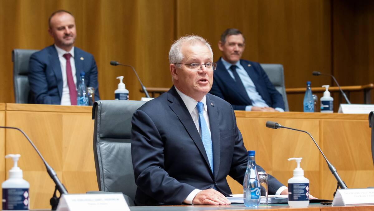 Scott Morrison seems unwilling to separate Australia from the Trump administration, regardless of the circumstances. Picture: Sitthixay Ditthavong