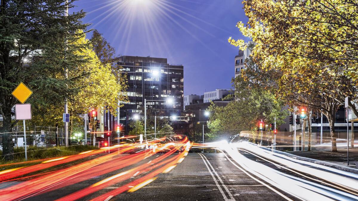 Canberra still gives off more light at night than you might expect. Picture: Shutterstock