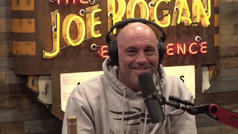 Joe Rogan's $100 million deal with Spotify set the stage for a showdown between free-speech principles and efforts to combat misinformation. Picture: Joe Rogan Experience/YouTube