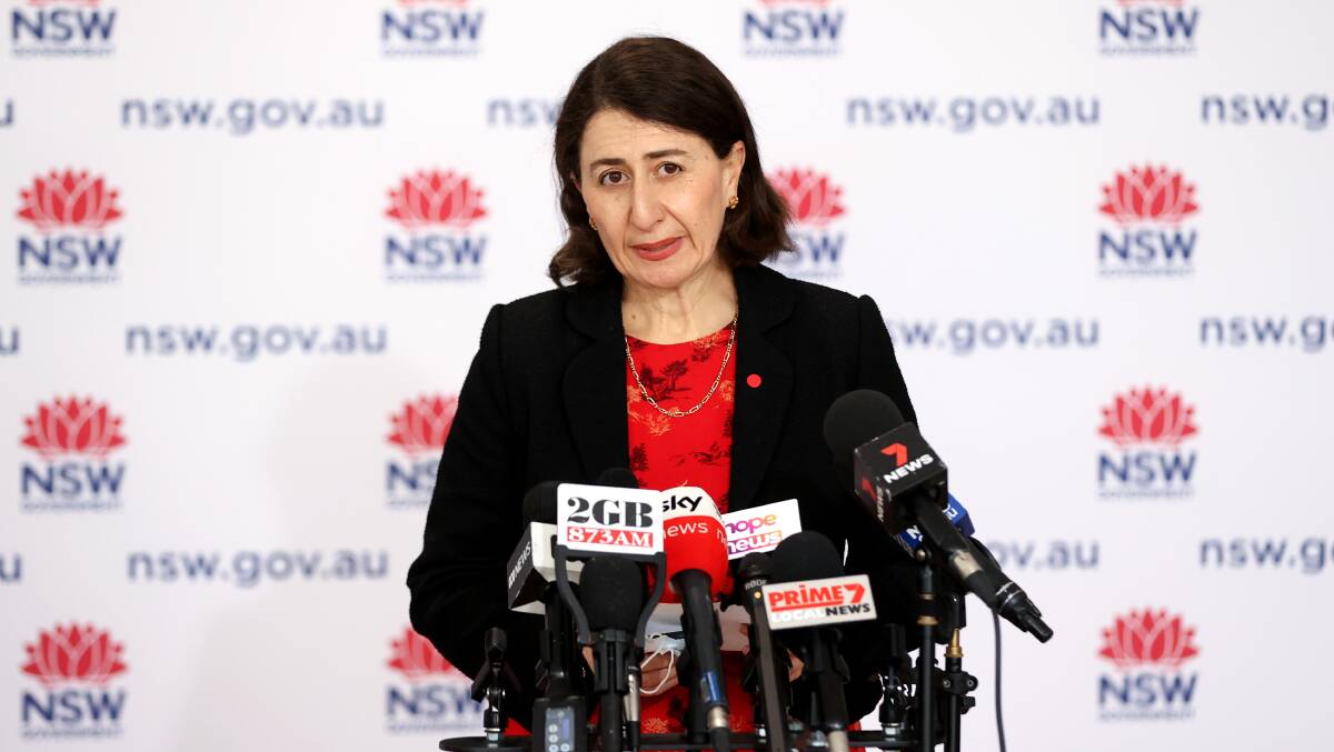 Gladys Berejiklian's statement was probably meant to instil confidence. Instead, it's had the opposite effect. Picture: Getty Images