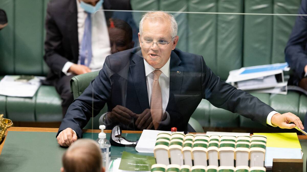 Scott Morrison is determined to do what Malcolm Turnbull refused to do in the 2016 election - run a ferocious, no-holds-barred negative campaign to try to trash his opponent. Picture: Sitthixay Ditthavong