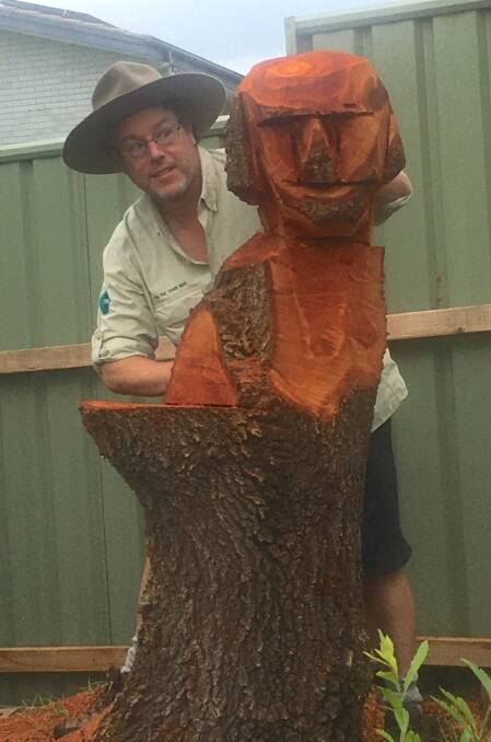 "Omi" the banksia tree stump. Picture: Gary Poile