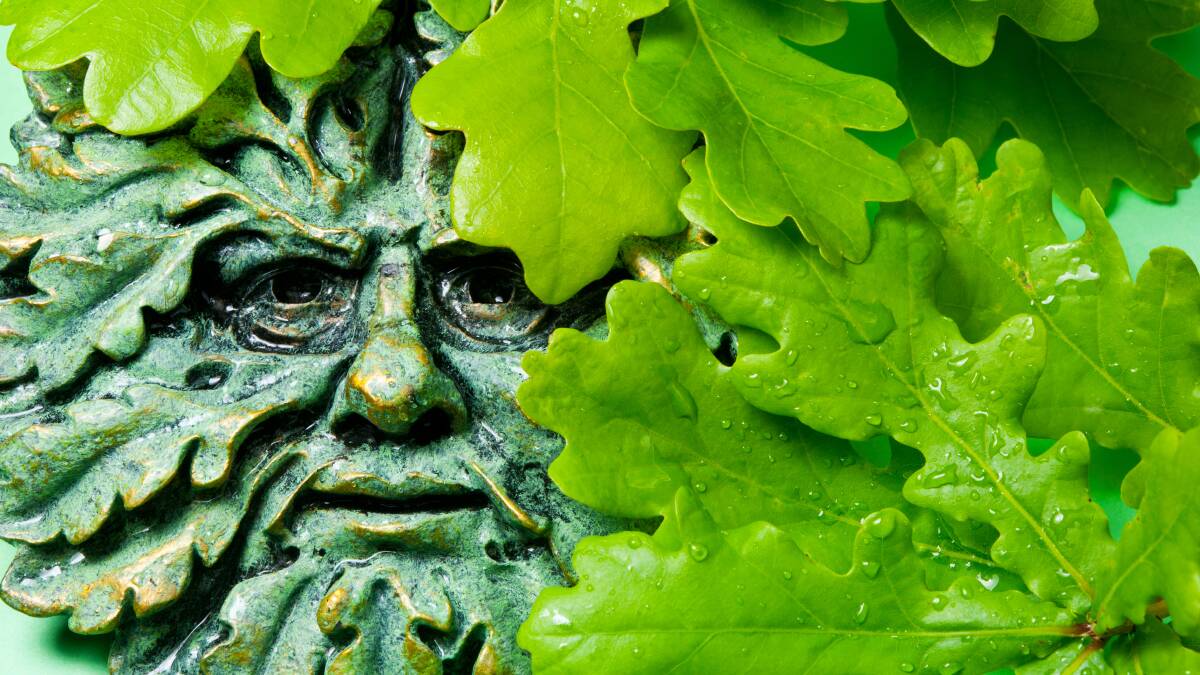 Forest deity the 'Green Man' would likely frown on chainsaws. Picture: Shutterstock