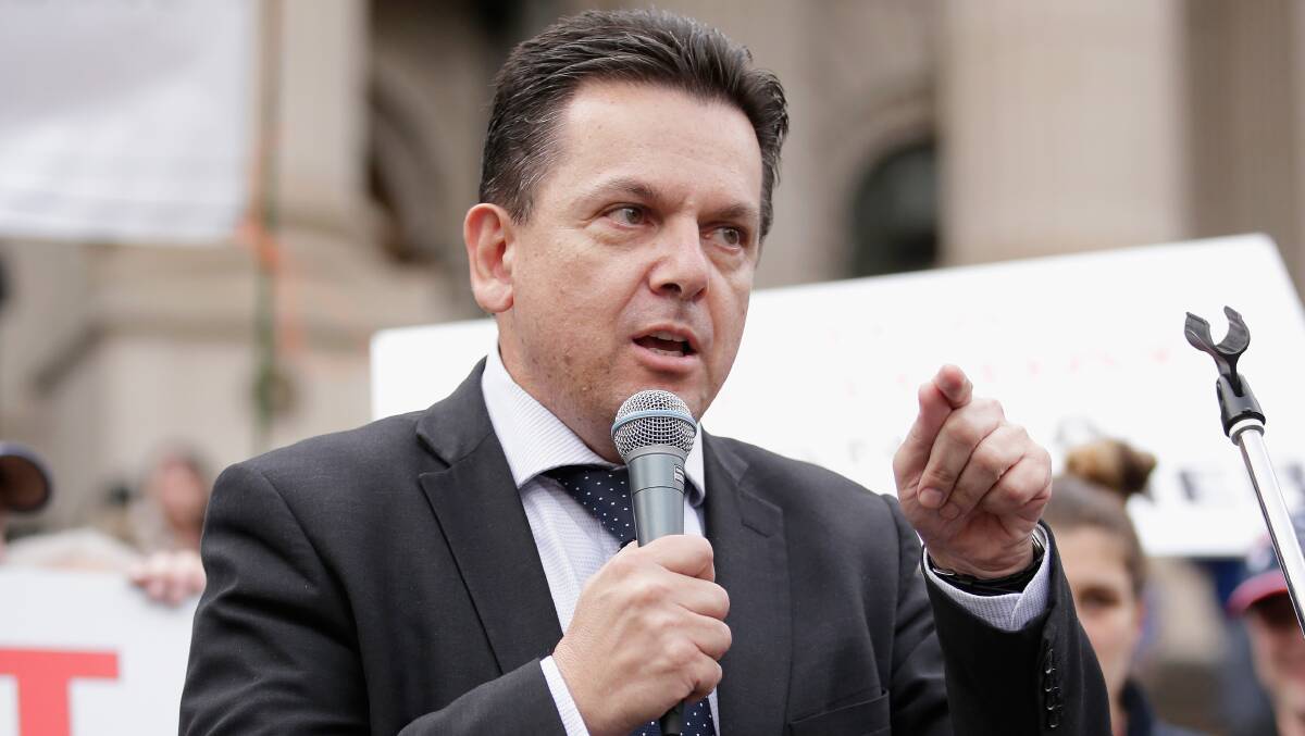Then-senator Nick Xenophon in 2016. Picture: Getty Images