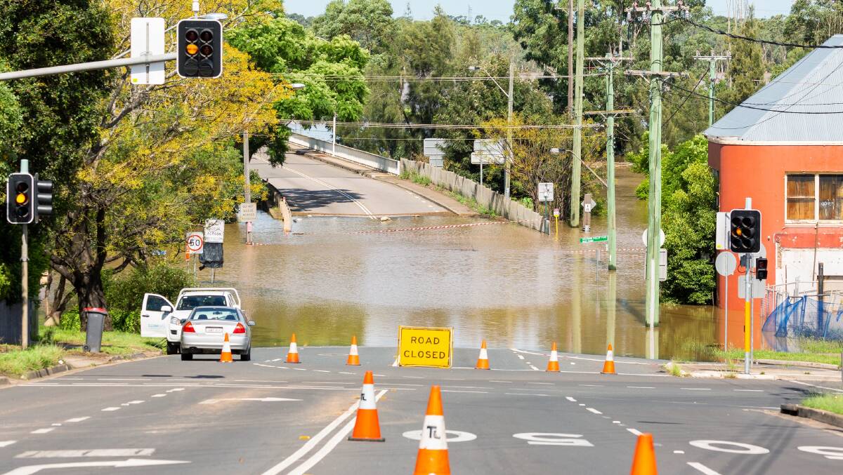 Flooding along the Hawkesbury-Nepean River caused prolonged road closures this month. Picture: Shutterstock