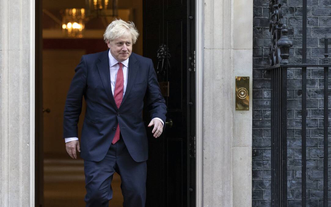 British Prime Minister Boris Johnson at 10 Downing Street. Picture: Getty Images