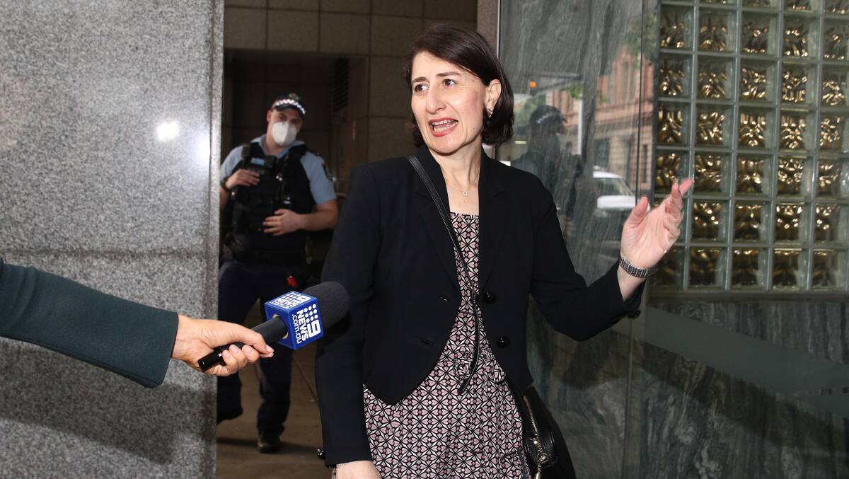 Former NSW premier Gladys Berejiklian arrives at ICAC on November 1. Picture: Getty Images