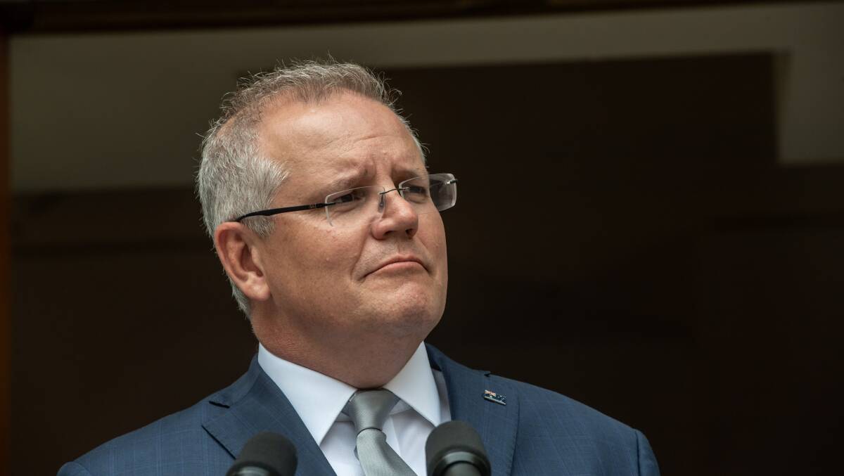 Scott Morrison: a PR charlatan who has now been found out by the public. Picture: Karleen Minney