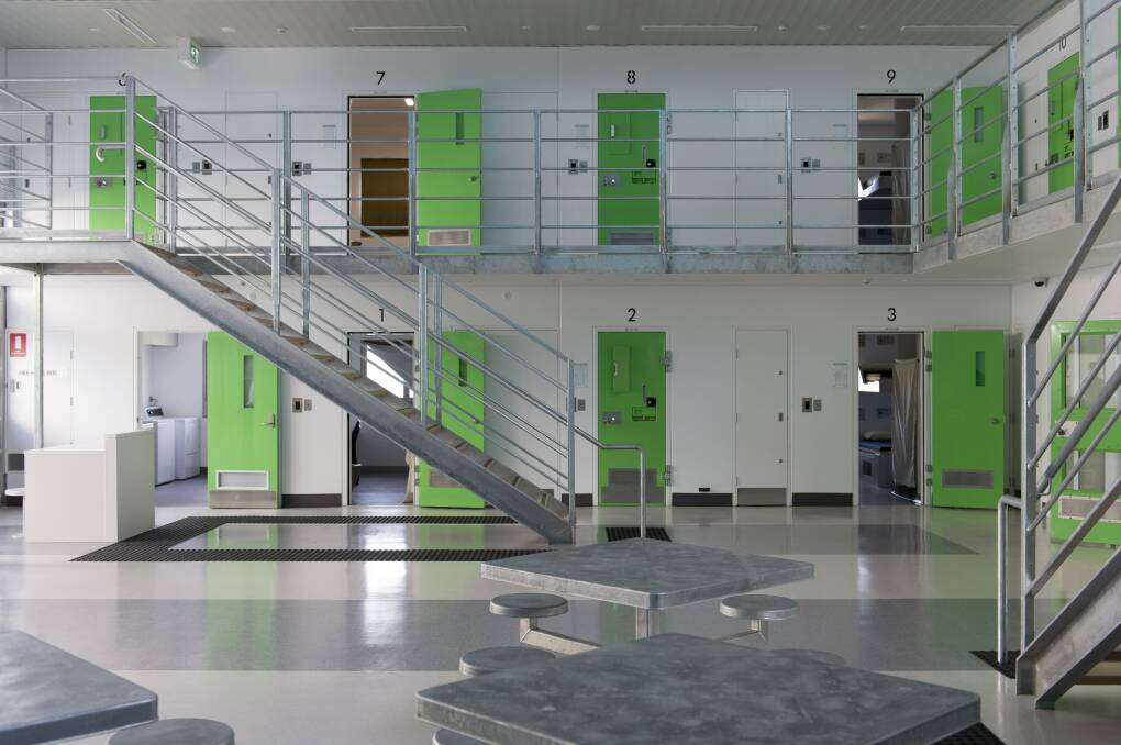 Inside Canberra's maximum security prison. Picture: Jay Cronan