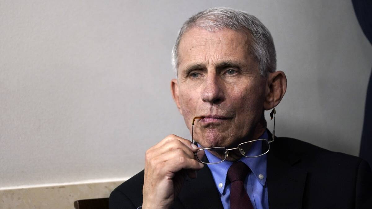 National Institute of Allergy and Infectious Diseases director and downright stud Dr. Anthony Fauci. Picture: Getty Images