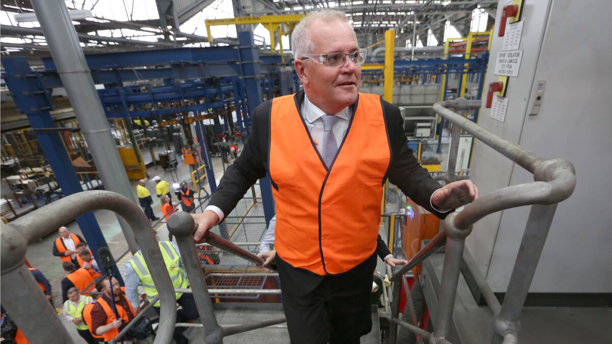 ScoMo's been smoother on the campaign trail - when it comes to unexpected questions at least. Picture: James Croucher