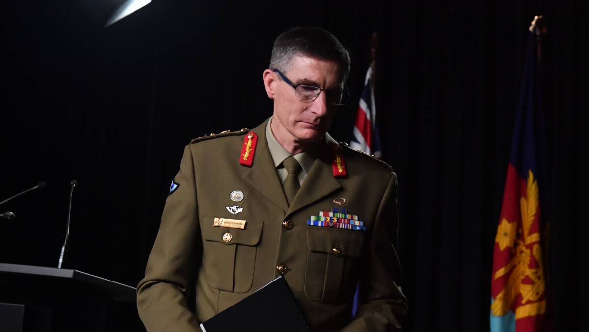 Australian Defence Force Chief General Angus Campbell. Picture: Getty Images