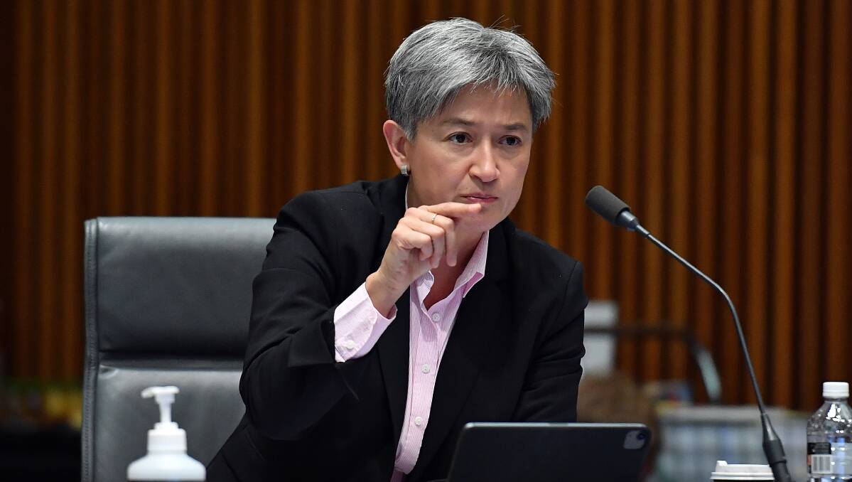 Labor senator Penny Wong questions Foreign Affairs Minister Marise Payne during estimates in March. Picture: Getty Images