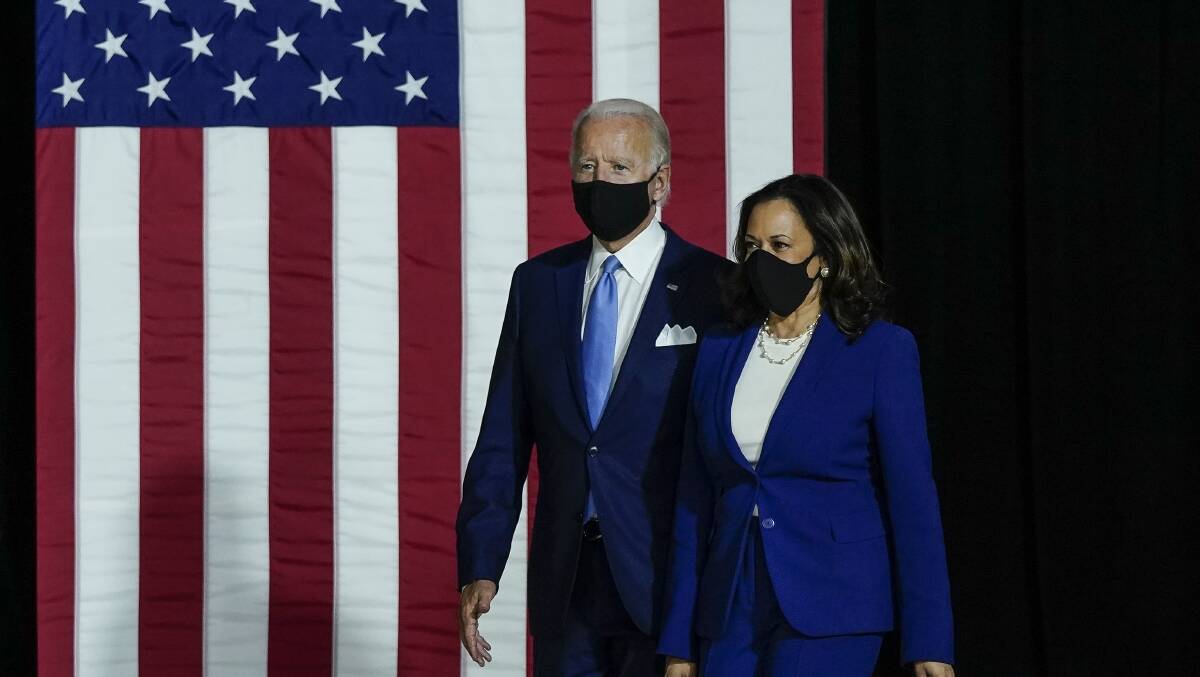 Joe Biden's choice of Kamala Harris has so far proven a politically smart one. Picture: Getty Images