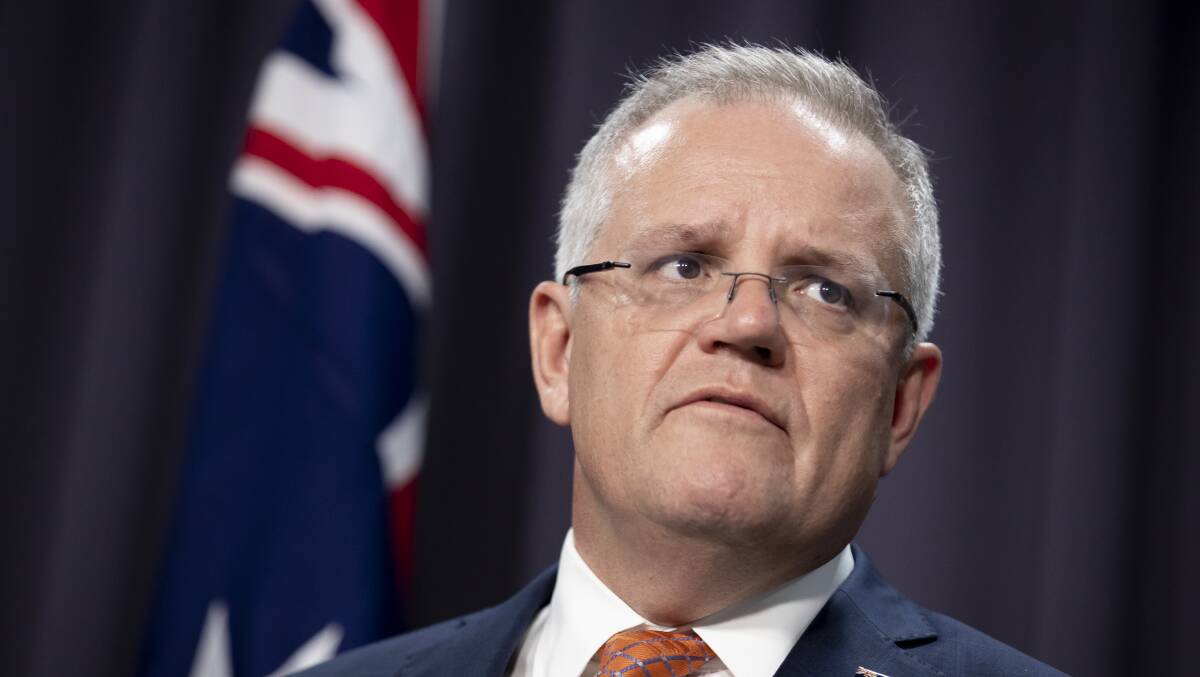 Prime Minister Scott Morrison says the government is effectively operating on the basis that there is a pandemic. Picture: Sitthixay Ditthavong