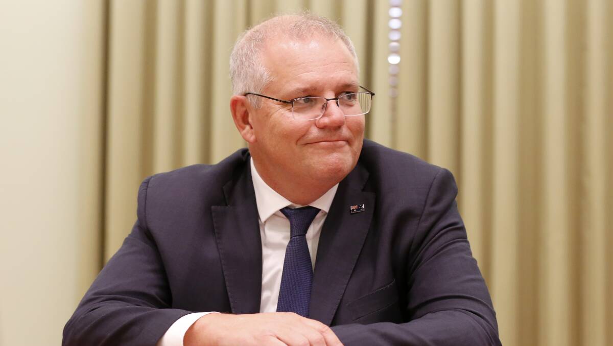 Scott 'Ordinary Dad' Morrison was happy to take the credit when things were going well. Now everything is everyone else's problem. Picture: Getty Images