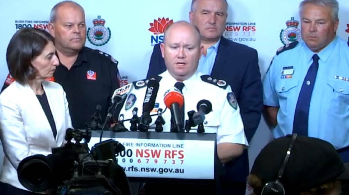 NSW RFS commissioner Shane Fitzsimmons has warned hazard-reduction burns are not a "panacea". Picture: Supplied