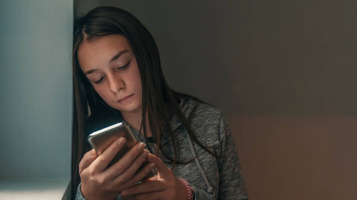 One in five Australian girls fear for their personal safety due to online threats. Picture: Shutterstock