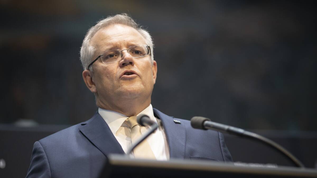 Scott Morrison's poll bounce is the biggest on record. Picture: Sitthixay Ditthavong