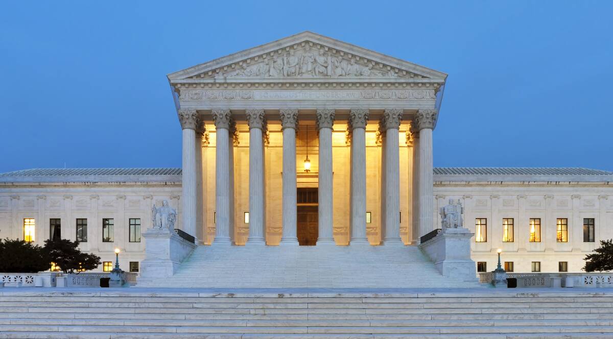 The United States Supreme Court is still showing occasional signs of life in holding President Trump to account. Picture: Shutterstock