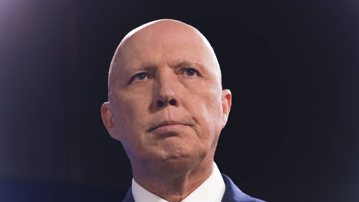 Dutton isn't billed as a unifying candidate - he's a conservative, and both his supporters and detractors know it. Picture: Keegan Carroll
