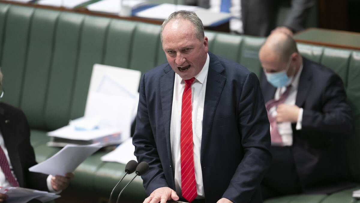 Barnaby Joyce's return to the Nationals leadership has not helped Australia's progress on climate change. Picture: Keegan Carroll