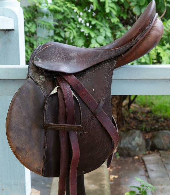 Saddles, an Olympic games jacket and tailcoats that belonged to Australia's first equestrian Olympic gold medallist Laurie Morgan are also up for sale. Photo: Lawsons