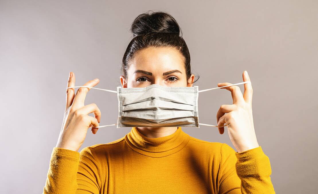 Ros Ben-Moshe from La Trobe University says it's important to find creative ways to express your smile while masked up against COVID-19. Picture: Shutterstock