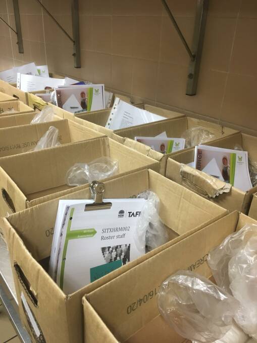 Inspired by popular at home cooking products, Hello Fresh or Marley Spoon, cookery students are taking delivery of 'Hello TAFE boxes' in an effort to continue the practical component of their courses.