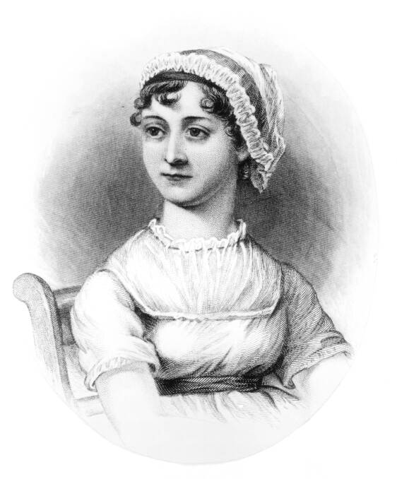 A traditional portrait of Jane Austen. Picture: Getty Images