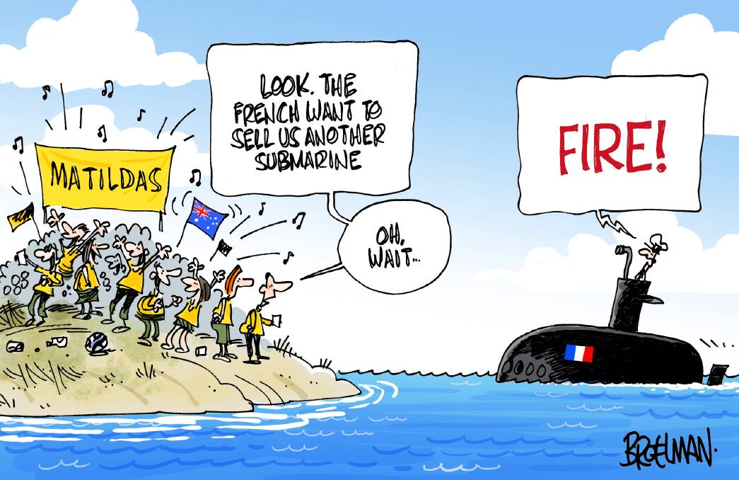 Cartoonist Peter Broelman comments on Australia's nail-biting 2023 FIFA Women's World Cup win over France.