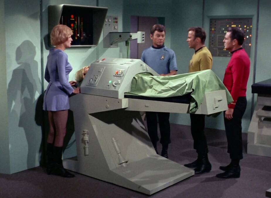 Medical treatment, 1960s Star Trek-style. File picture